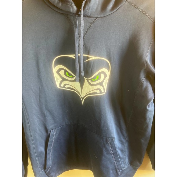 Seattle Seahawks Nike Therma-Fit Hoodie - Mens Small - Picture 2 of 5